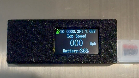 KM RC Model GPS Speed Altitude Battery Meter