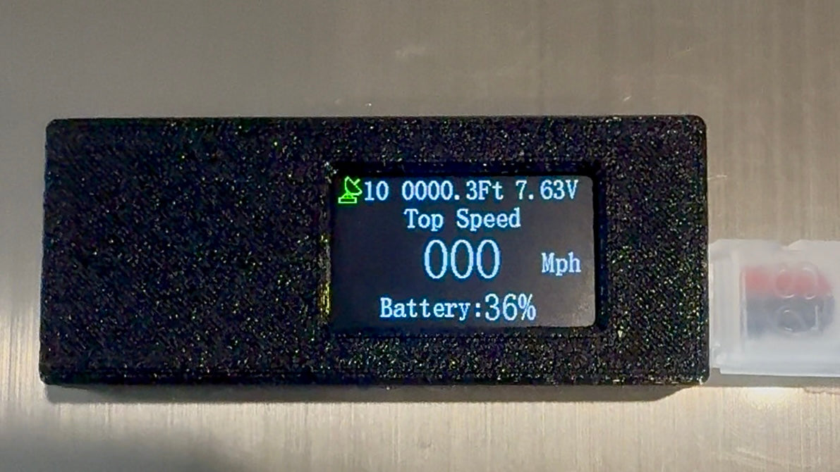 KM RC Model GPS Speed Altitude Battery Meter
